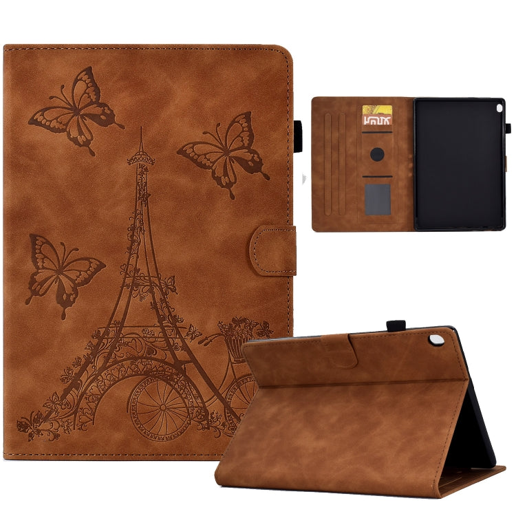 Custodia tablet in pelle goffrata per Lenovo Tab M10 HD 2nd Gen