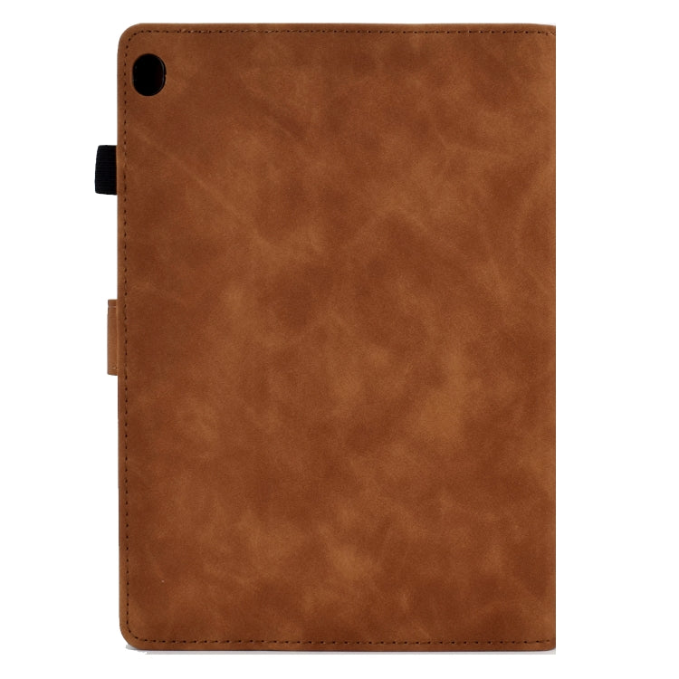 Custodia tablet in pelle goffrata per Lenovo Tab M10 HD 2nd Gen