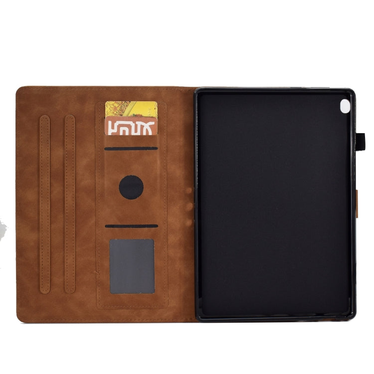 Custodia tablet in pelle goffrata per Lenovo Tab M10 HD 2nd Gen