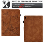 Custodia tablet in pelle goffrata per Lenovo Tab M10 HD 2nd Gen