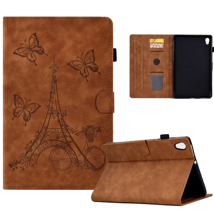 Custodia tablet in pelle goffrata per Lenovo Tab M10 HD 2nd Gen