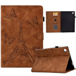 Custodia tablet in pelle goffrata per Lenovo Tab M10 HD 2nd Gen