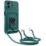 Custodia TPU con porta carte e cavalletto per Galaxy A04 M13