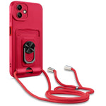 Custodia TPU con porta carte e cavalletto per Galaxy A04 M13