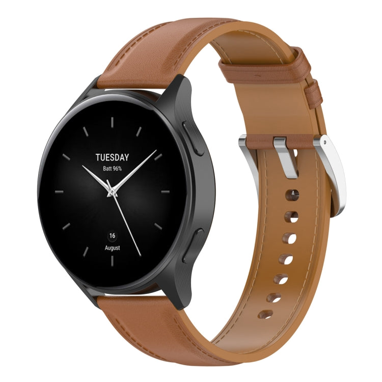 Cinturino in vera pelle 22 mm per smartwatch compatibili