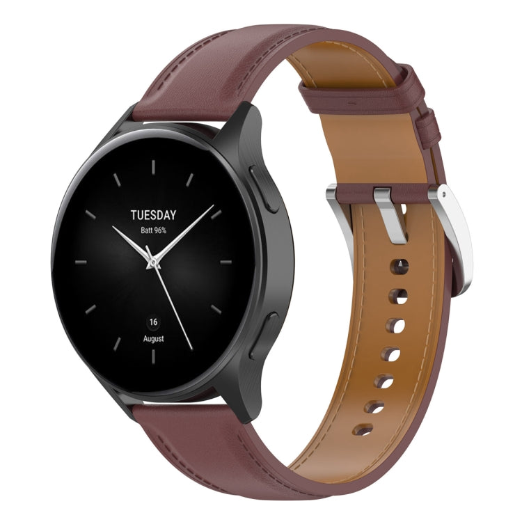 Cinturino in vera pelle 22 mm per smartwatch compatibili
