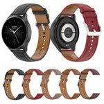Cinturino in vera pelle 22 mm per smartwatch compatibili