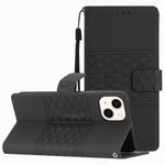 Custodia portafoglio in pelle effetto diamante per iPhone 12 Pro
