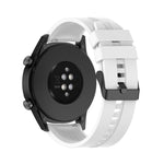 Cinturino silicone 22 mm con fibbia nera per Huawei Watch Buds