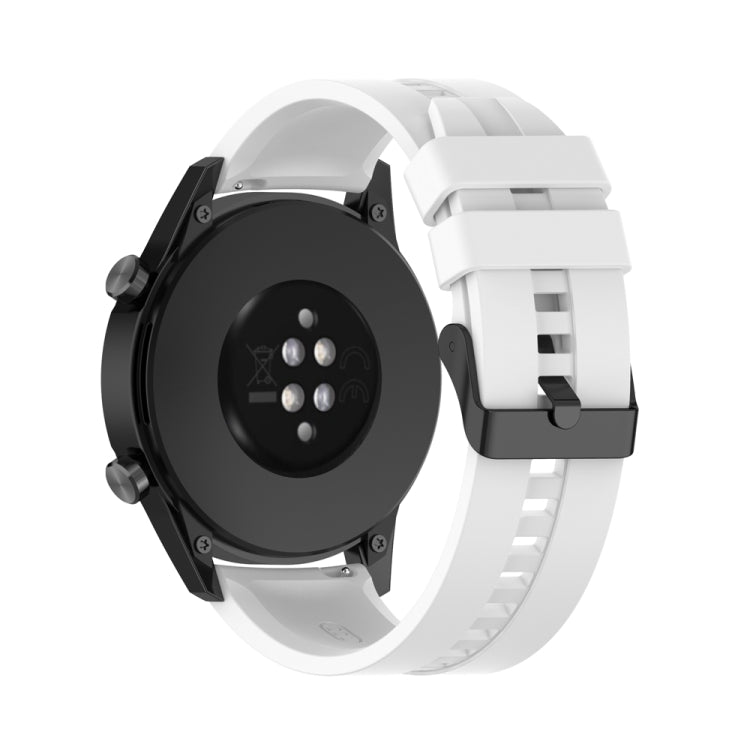 Cinturino silicone 22 mm con fibbia nera per Huawei Watch Buds