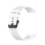 Cinturino silicone 22 mm con fibbia nera per Huawei Watch Buds