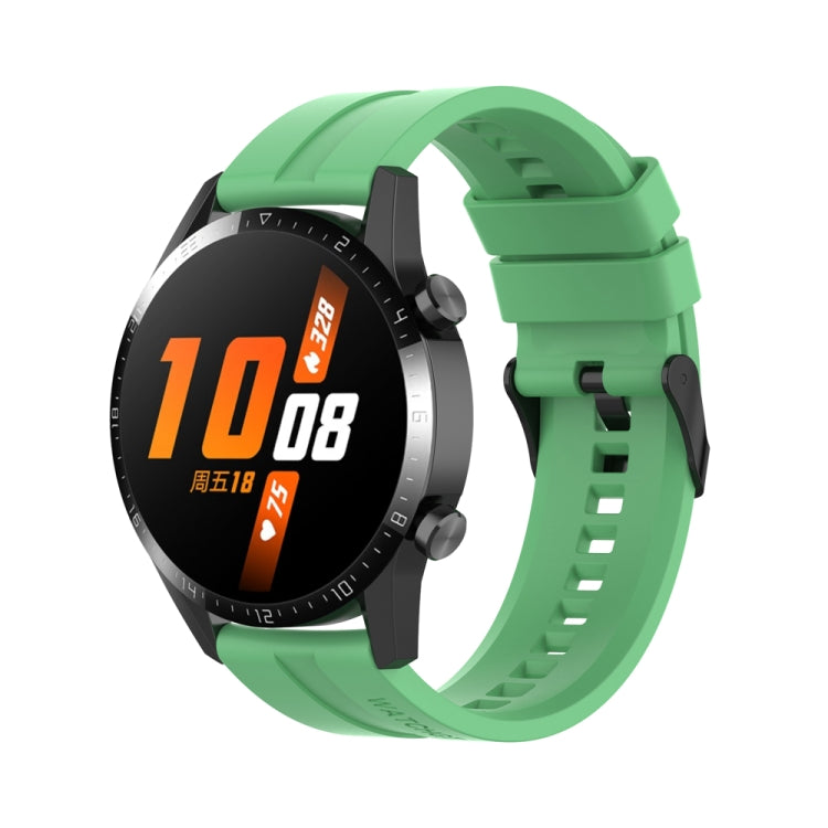 Cinturino silicone 22 mm con fibbia nera per Huawei Watch Buds