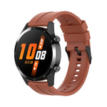 Cinturino silicone 22 mm con fibbia nera per Huawei Watch Buds