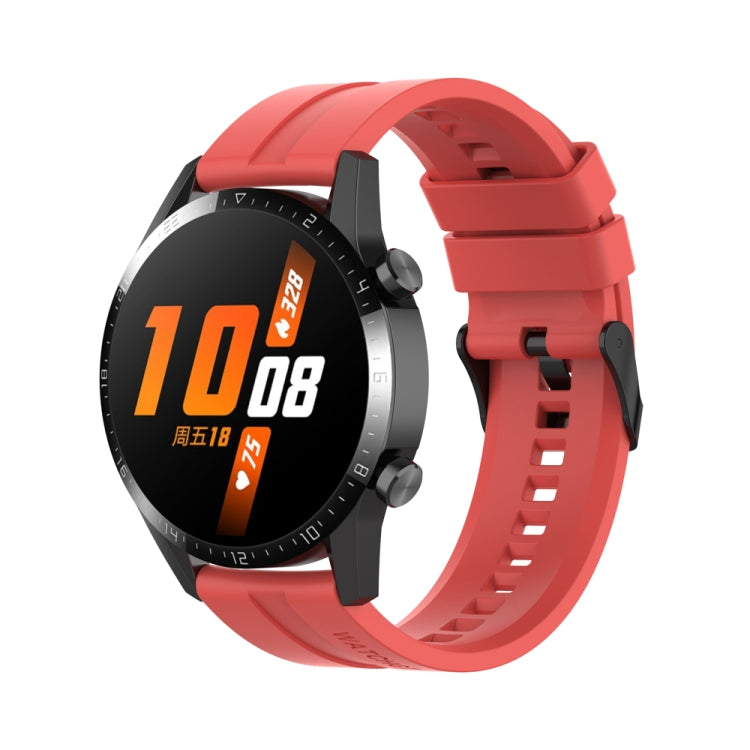 Cinturino silicone 22 mm con fibbia nera per Huawei Watch Buds