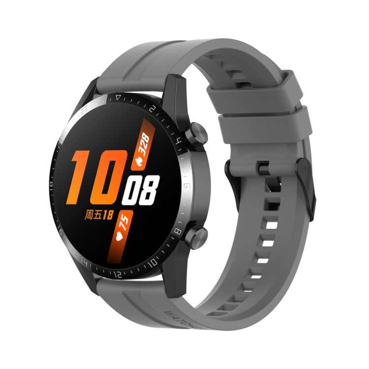 Cinturino silicone 22 mm con fibbia nera per Huawei Watch Buds