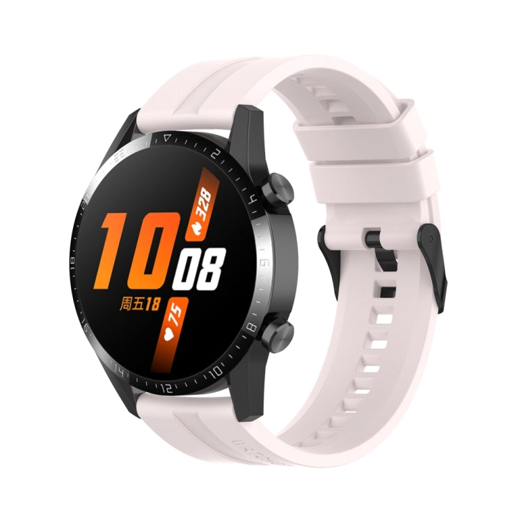 Cinturino silicone 22 mm con fibbia nera per Huawei Watch Buds