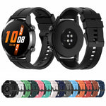 Cinturino silicone 22 mm con fibbia nera per Huawei Watch Buds