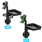 Portabicchieri auto con piatto girevole a 360° in ABS