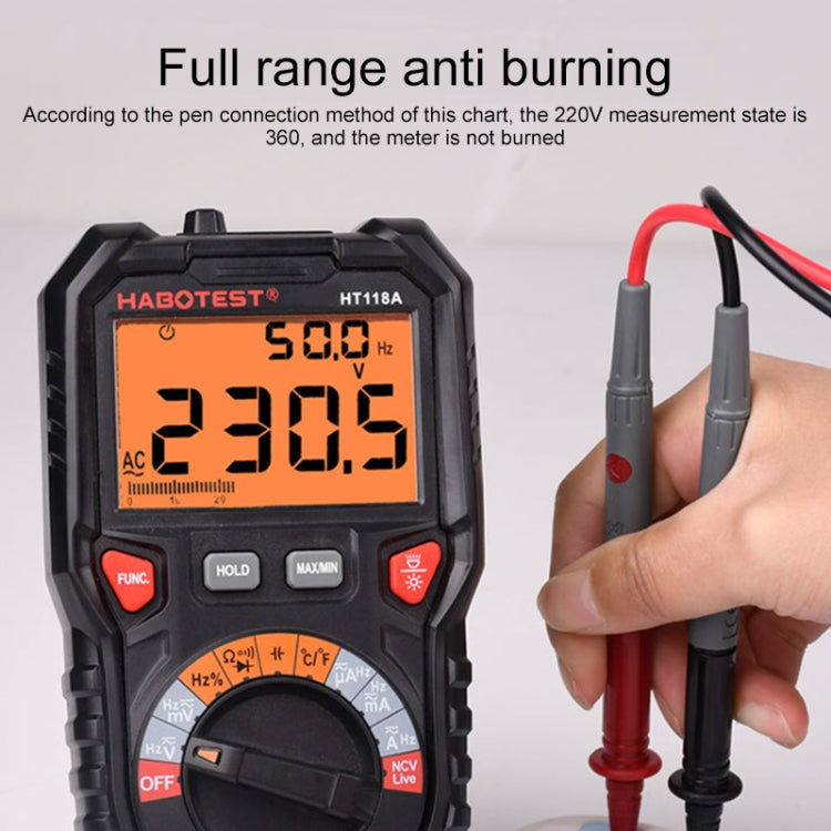 Multimetro digitale portatile HABOTEST HT118A