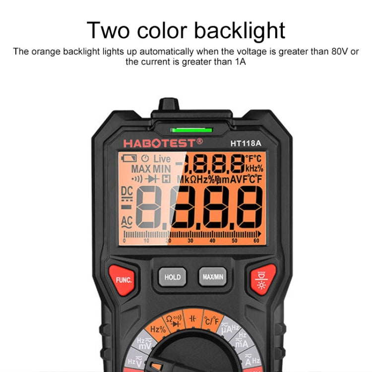 Multimetro digitale portatile HABOTEST HT118A