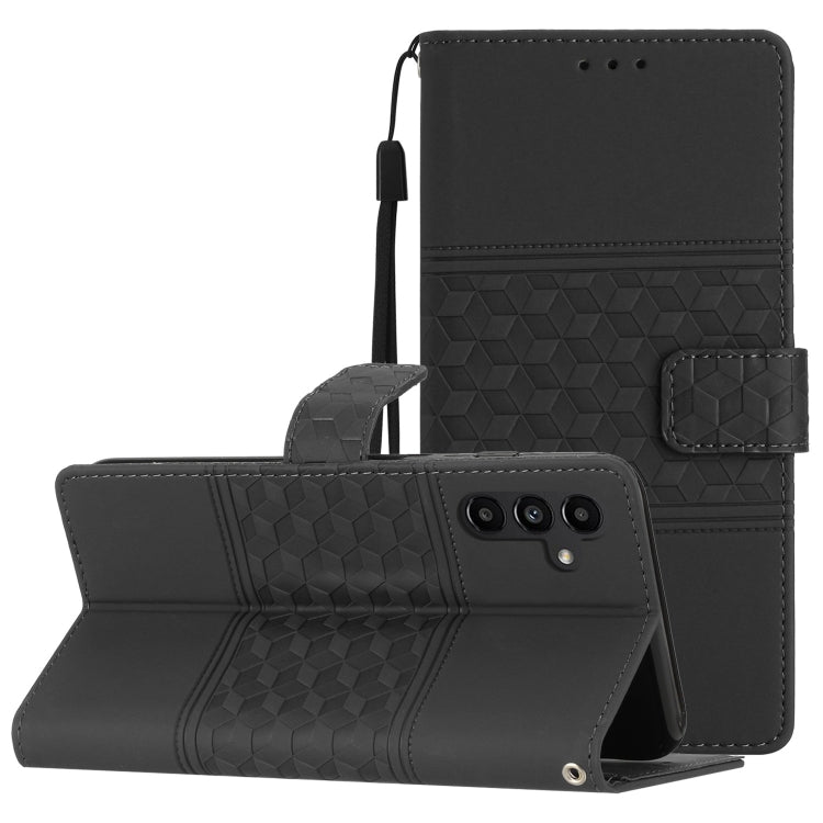 Custodia in pelle effetto goffrato per Samsung Galaxy A04s