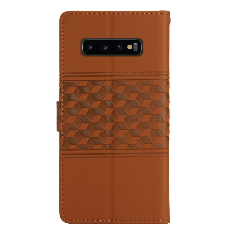 Custodia in pelle effetto diamante per Samsung Galaxy S10+