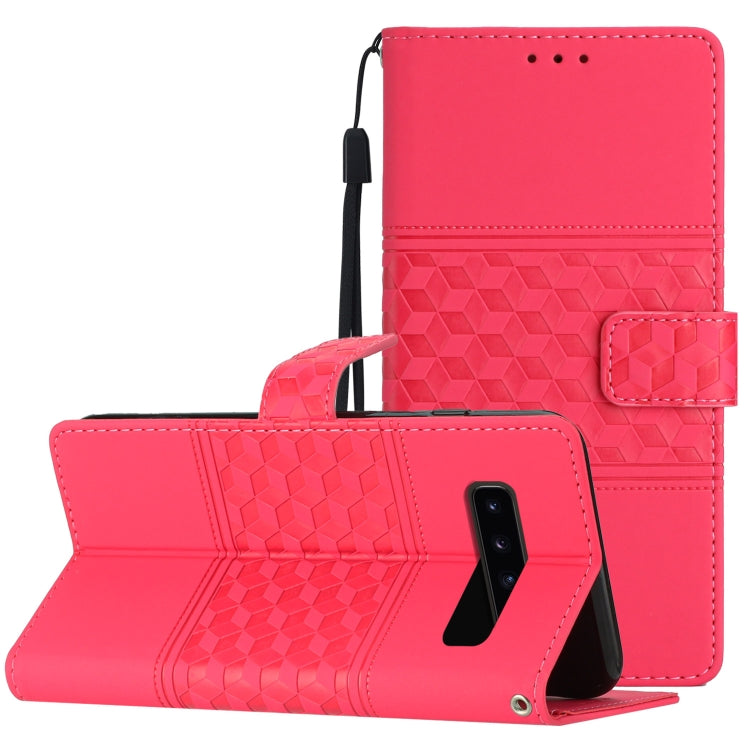 Custodia in pelle effetto diamante per Samsung Galaxy S10+