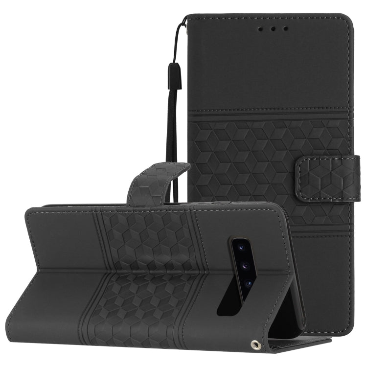 Custodia in pelle effetto diamante per Samsung Galaxy S10+