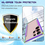 Custodia Defender in TPU e metallo per Samsung Galaxy S23+