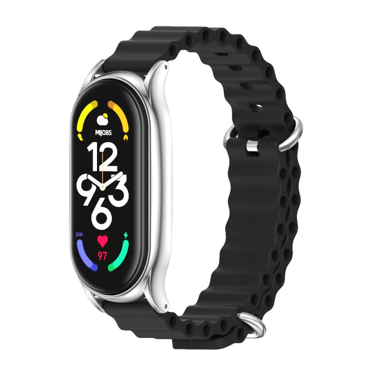 Cinturino silicone traspirante per Xiaomi Mi Band 6/7
