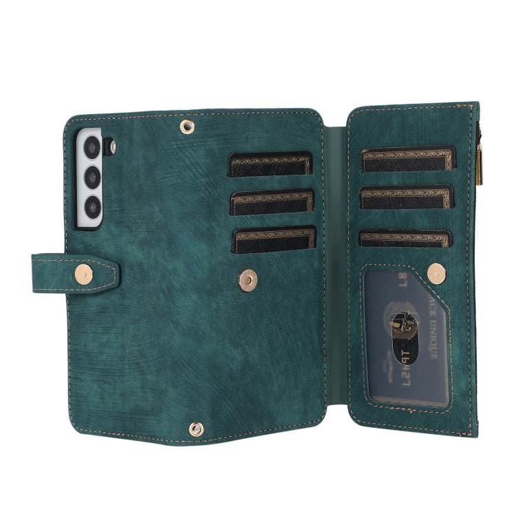 Custodia portafoglio in pelle per Samsung Galaxy S22 Ultra