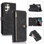 Custodia portafoglio in pelle per Samsung Galaxy S22 Ultra