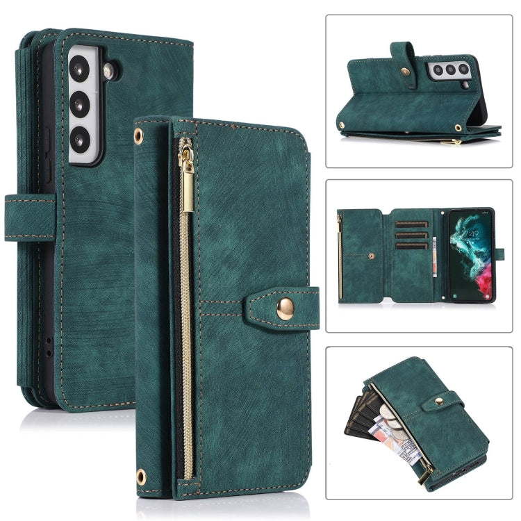 Custodia portafoglio in pelle per Samsung Galaxy S22 Ultra