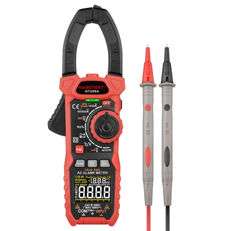 Multimetro digitale a pinza HABOTEST HT208A 1000A