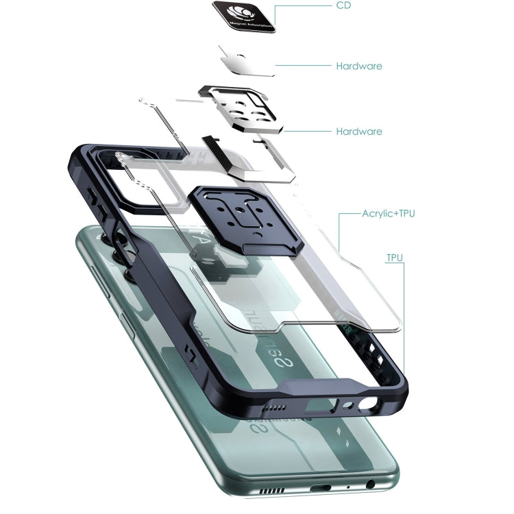 Custodia con anello magnetico per Samsung Galaxy A03s