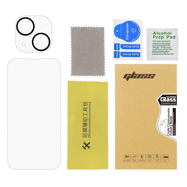 Pellicola vetro temperato 2 pezzi per iPhone 13 e 14