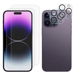 Pellicola vetro temperato 2 pezzi per iPhone 13 e 14