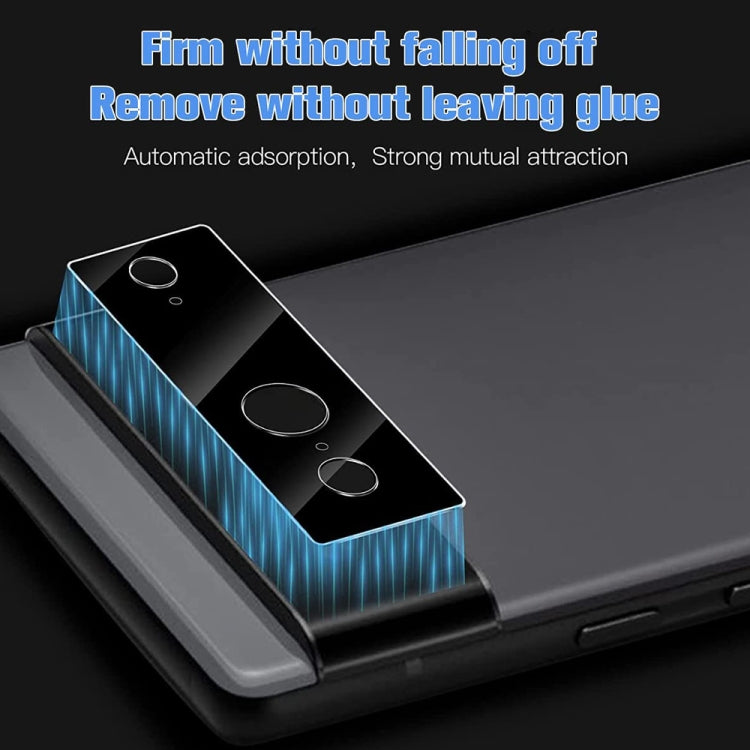 Pellicola vetro temperato completa con protezione lenti per Google Pixel 7 e