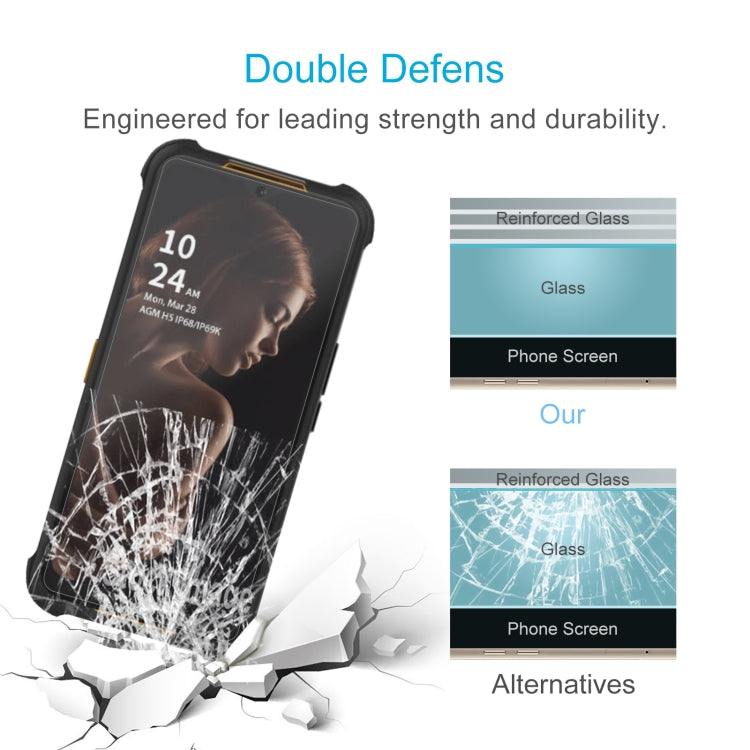 Pellicole in vetro temperato 0,26 mm 9H per AGM H5, TECNO Pop 7 Pro, ZTE Blade