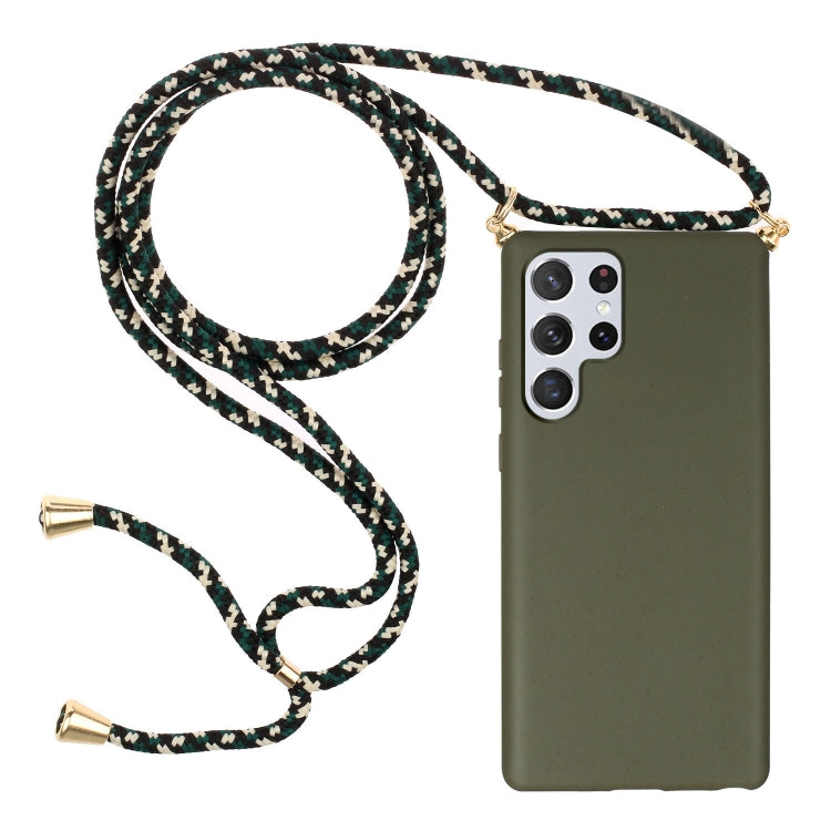Custodia TPU con paglia di grano per Samsung Galaxy S23 Ultra