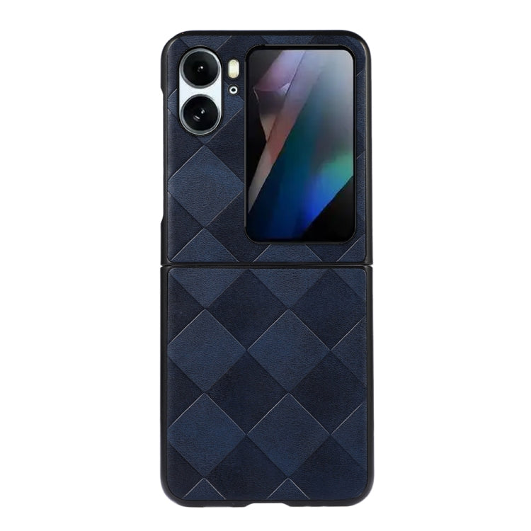 Custodia PU scozzese intrecciata per OPPO Find N2 Flip