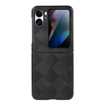 Custodia PU scozzese intrecciata per OPPO Find N2 Flip