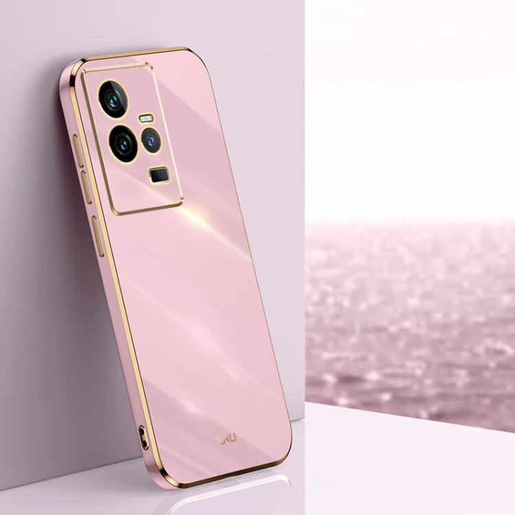 Custodia TPU con bordo in oro 6D per vivo iQOO 11 5G, Realme 10 Pro 5G e Realme