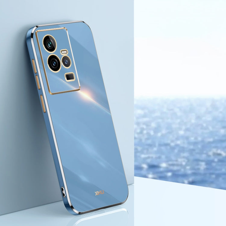 Custodia TPU con bordo in oro 6D per vivo iQOO 11 5G, Realme 10 Pro 5G e Realme