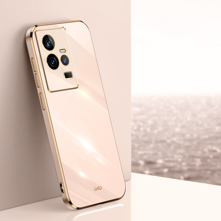 Custodia TPU con bordo in oro 6D per vivo iQOO 11 5G, Realme 10 Pro 5G e Realme