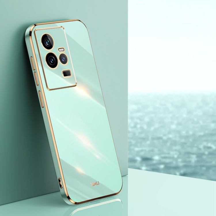 Custodia TPU con bordo in oro 6D per vivo iQOO 11 5G, Realme 10 Pro 5G e Realme