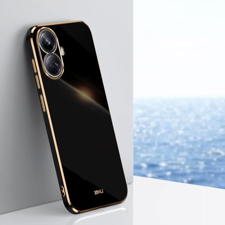 Custodia TPU con bordo in oro 6D per vivo iQOO 11 5G, Realme 10 Pro 5G e Realme