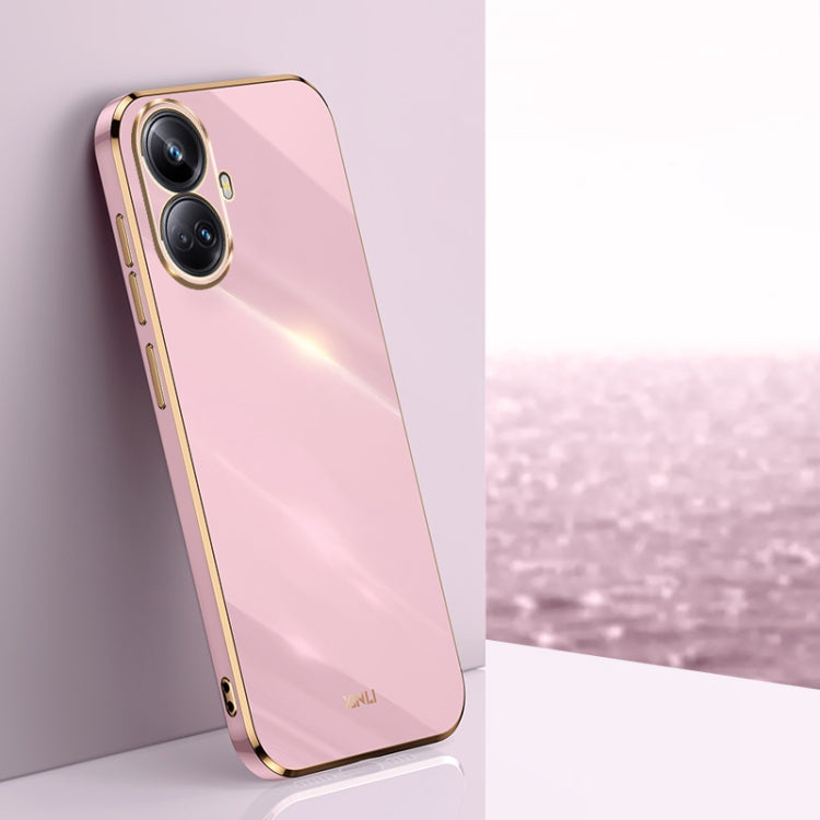 Custodia TPU con bordo in oro 6D per vivo iQOO 11 5G, Realme 10 Pro 5G e Realme