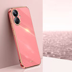 Custodia TPU con bordo in oro 6D per vivo iQOO 11 5G, Realme 10 Pro 5G e Realme