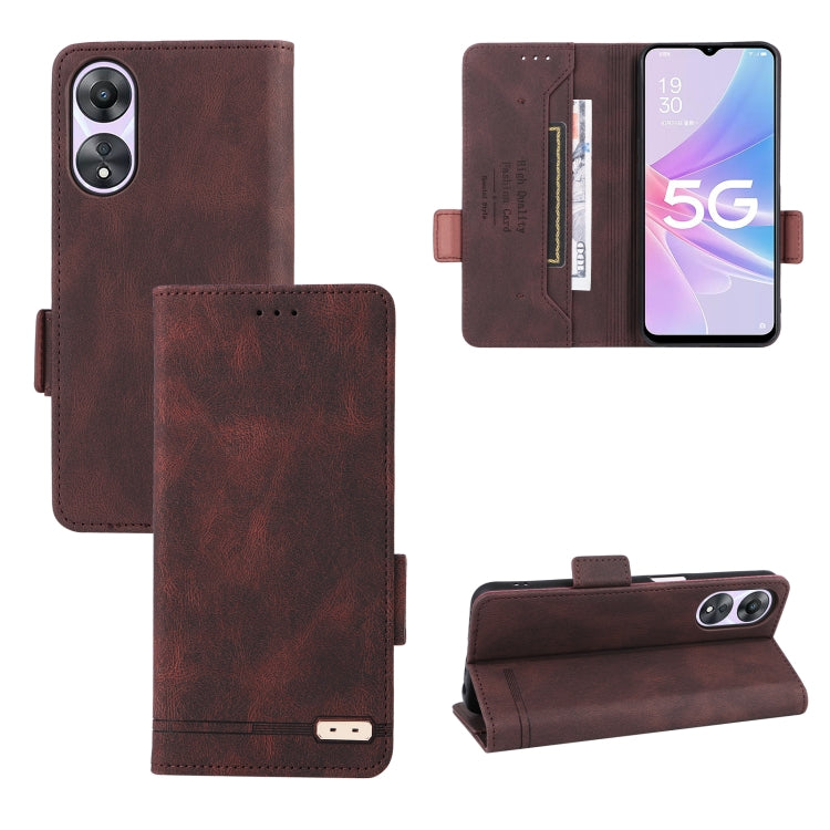 Custodia in pelle con chiusura magnetica per Realme 10 Pro